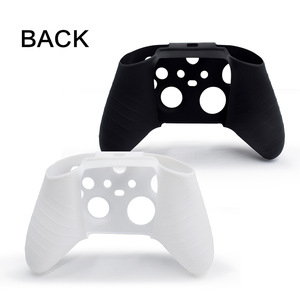 ปลอกซิลิโคนสำหรับคอนโทรลเลอร์เกม Xbox Series X S ฝาหลังป้องกันสีขาวดำ - Product Image 1