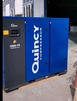 Compresseur d'air à vis Quincy 7bar 8bar 10bar 13bar QGD45 QGD55 QGD75 QGD90 Machines de compresseur d'air rotatif électrique à vendre