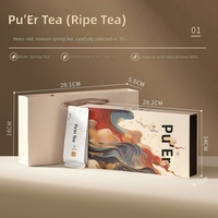 Wang Jiangnan Wuyi Mountain Rock Tea Da Hong Pao Lapsang Souchong Teh Melati Set Kotak Hadiah Gaya Cina untuk Festival Pertengahan Musim Gugur