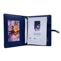 Nouveau livret de lecteur numérique écran hd brochure vidéo en cuir 7 "calendrier vidéo Lcd