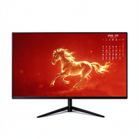 Moniteur de jeu PC LED VA FHD 23,8 pouces 144 Hz, temps de réponse de 5 ms avec ports VGA, noir