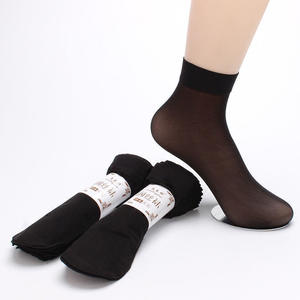 Calcetines cortos ultrafinos de color sólido 0D para mujer con puntera reforzada y puño elástico ancho para un uso cómodo - Product Image 2