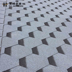 Tuiles de toiture en bardeaux d'asphalte de style mosaïque HONCHOR avec un design moderne et une garantie d'un an pour des feutres de toiture élégants - Product Image 3