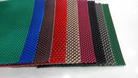 Tapis PVC S durable rouge, vert, gris, bleu, 2,6-2,8 kg/m², rouleau de 12-15 m pour couverture de sol anti-poussière pour sites industriels intensifs