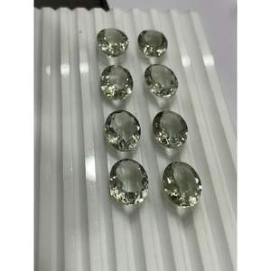 พลอยเทียมเทียมเทียมสีเขียวธรรมชาติขนาด9มม. ทำด้วยมือ - Product Image 1