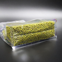Sachets refermables en plastique imprimés sur mesure pour l'emballage d'aliments, de collations et de grains de café avec surface au choix