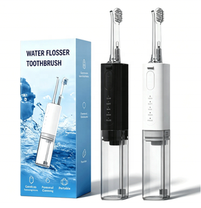 Brosse électrique et irrigateur buccal 2 en 1 portable <span class=keywords><strong>avec</strong></span> 5 modes de charge Type-C, étanche IPX7, <span class=keywords><strong>appareil</strong></span> de nettoyage <span class=keywords><strong>des</strong></span> <span class=keywords><strong>dents</strong></span> pour les voyages - Product Image 2