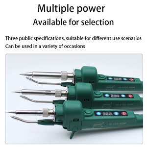 Pantalla digital Europa y los Estados Unidos 80W150W200w <span class=keywords><strong>Soldador</strong></span> <span class=keywords><strong>de</strong></span> <span class=keywords><strong>estaño</strong></span> eléctrico <span class=keywords><strong>de</strong></span> alta potencia Pluma <span class=keywords><strong>de</strong></span> soldadura eléctrica - Product Image 4