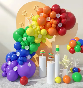 Set <span class=keywords><strong>di</strong></span> <span class=keywords><strong>palloncini</strong></span> in lattice <span class=keywords><strong>arcobaleno</strong></span> da 10 pollici, 30/50 pezzi - Adatti per compleanni, matrimoni, Natale, Giorno dell'Indipendenza, anniversari - Product Image 5