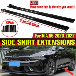 High Quality 2.2m Side Skirts Extension Rocker <b>Splitters</b> Diffuser Winglet Wings for KIA K5 Optima EX LX 2020-2022 - Product Image 1