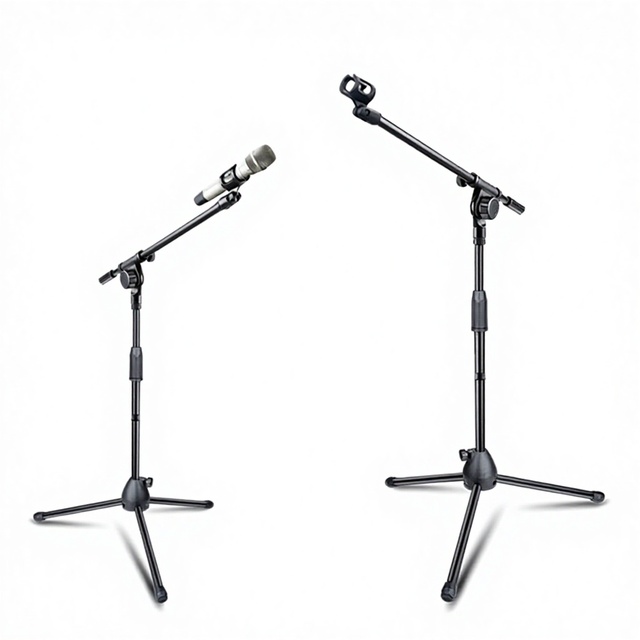 LKT-815S Wholesaler High Quality Adjustable Studio Tripod Arm Microphone Bracket for Wired Wireless Microphone Recording