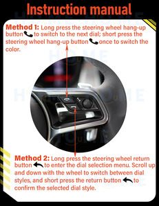 Phụ Kiện Xe Hơi Bảng Điều Khiển Bảng Điều Khiển Nội Thất Giao Diện Điều Khiển La Bàn Đồng Hồ Điện Tử Thời Gian LCD Đồng Hồ Báo Giờ Cho Porsche Macan 2014-2021 - Product Image 4