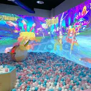 AR Interactive Smash Projector Magical Interactive Ball Games Dynamic AR Interactive Wall 3d Projection Games For Kids