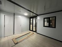 Rumah Kontainer 20ft Modern, Lipat, Portable, dari Baja & Panel Sandwich, Bernapas, untuk Rumah, Kantor & Penggunaan Rumah Tangga