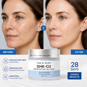 Crema Facial con Péptidos de Cobre Azul GHK-CU, Personalizable con Logotipo de Fábrica, Reafirmante, Elasticidad, Blanqueadora, Corrector de Pigmentación, Para Todo Tipo de Piel - Product Image 5