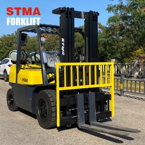 स्टेमा 5 टन एलपीजी गैस प्रोपेन इनडोर फोर्कलिफ्ट 5000 किलोग्राम क्षमता काउंटर बैलेंस गैसोलीन इंजन नया इस्तेमाल चीनी फोकलिफ्ट मस्ट - Product Image 2