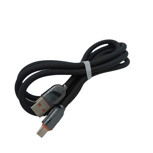 <b>Type</b>-<b>C</b> Data <b>Cable</b> 1m TPE Jacket Nickel Plated Connectors For Android <b>Fast</b> <b>Charging</b> Gray And White - Product Image 4