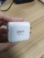 Adaptateur de chargeur double Qc3.0+pd20w Prise murale US EU avec port USB A+type-c Charge rapide pour téléphone 17