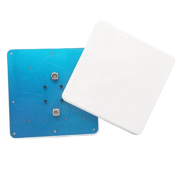 Customized Dual Band Outdoor 2.4/5.8GHz High Gain Panel Flat Antenna ABS Material 21x21cm IP67 Rated for 5G MIMO Applications