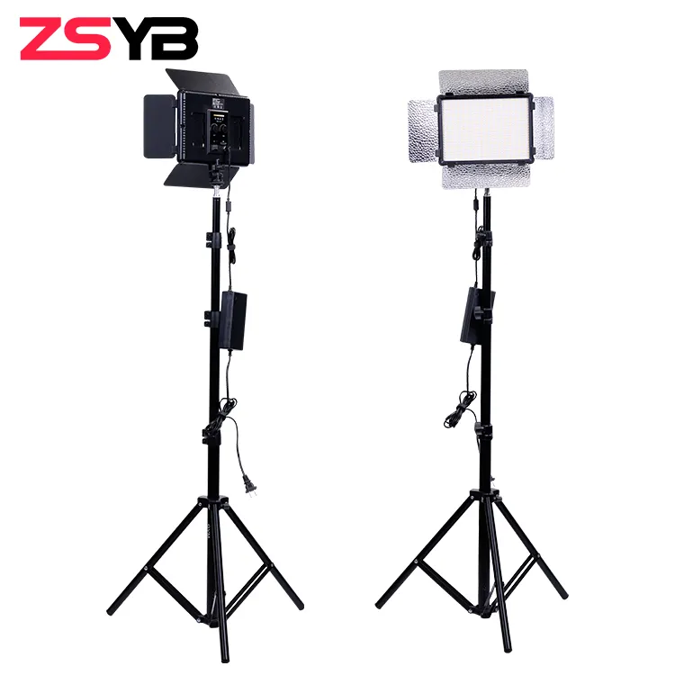 Zsyb P700 2700K-6500K Painel de LED profissional regulável alimentado por bateria Luzes de preenchimento de estúdio para transmissão de vídeo em sala de estar