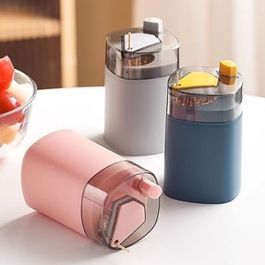 Toothpick Holder Automatic Pop Up Nordic Design Plastic Toothpick Dispenser For Kitchen Living Room - Product Image 1