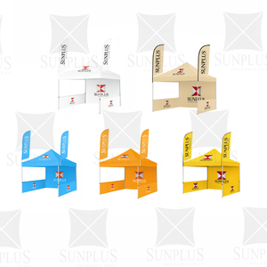 Tùy chỉnh in nhôm 3x3 có thể gập lại Lều sang trọng cho các sự kiện ngoài trời tán oxford bền di động triển lãm thương mại Lều triển lãm - Product Image 2