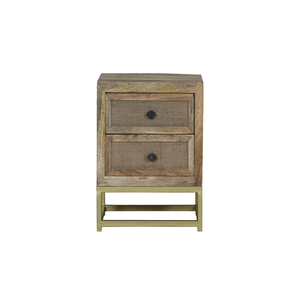 Modern Wooden Bedside Table with Elegant Bedroom Storage Solution Side <b>Cabinet</b> Furniture for Interior Designers Wholesale Supply - Product Image 2