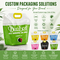 Pochettes souples verticales 5L et 10L avec bec verseur – Sac d'eau pliable avec buse d'aspiration – Sac de stockage de qualité alimentaire pour camping, randonnée – Sac aseptique