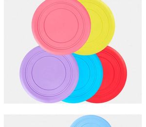 Disque volant interactif pour chien - Soucoupe flottante légère et souple pour l'entraînement des chiots et les jeux en plein air - Cadeaux promotionnels - Product Image 2