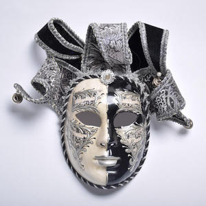 Masque Vénitien Baige 2026 pour Halloween, Festival des Fantômes, Soirée, Bal de Promo, Masque d'Horreur, Accessoires de Décoration, Cadeau - Product Image 2