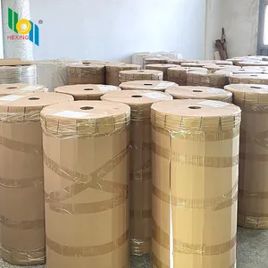 China Wholesale Plastic Blue Brown Colored Transparent Bopp Adhesive Tape Jumbo Roll