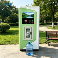 Distributeur d'eau en acier inoxydable, machine à eau faiblement alcaline, distributeur d'eau à monnayeur pour parc communautaire