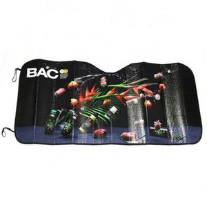 Parasol Magnético Plegable Personalizado para Parabrisas Delantero de Coche, de Nailon, Poliéster y Tyvek Plateado - Product Image 3