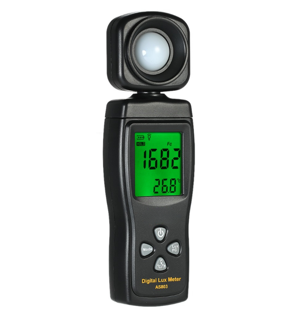AS803 Luxmeter Digital Light Meter Lux Meter Photometer Uv Meter UV Radiometer LCD Luxmeter Handheld Illuminometer Photometer new