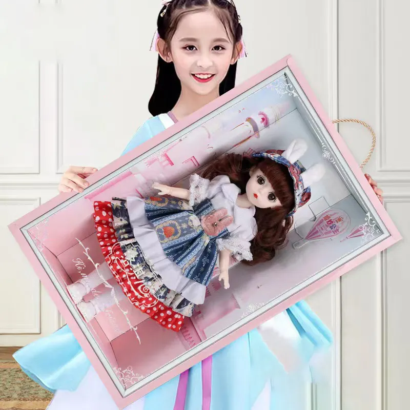 Кукла WYK, игрушки в красивых красочных подарочных коробках, 30 см, кукла bjd с музыкой и огнями