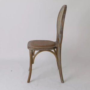 Sillas de madera maciza Estilo nórdico para comedor, sillas apilables con respaldo de bastón, para bodas, eventos, fiestas y banquetes - Product Image 3