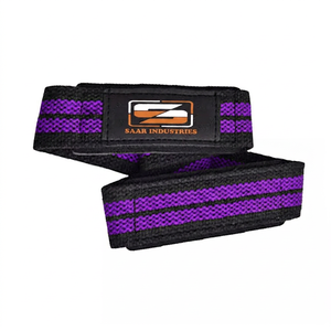 Figura de algodón/poliéster personalizada más vendida, 8 correas, equipo de entrenamiento de gimnasia, levantamiento muerto, culturismo, protección de agarre de mano - Product Image 1