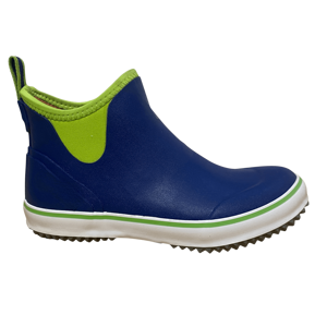 Stivali da Pioggia alla Caviglia per <span class=keywords><strong>Uomo</strong></span>, Impermeabili, Morbidi, Comodi, in Gomma Antiscivolo, Stile Chelsea, Blu e Verde - Product Image 4