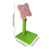 Support de téléphone magnétique en forme de fleur, pliable et réglable, en acrylique, pour bureau et poste de travail – Fournisseur d'usine