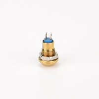 Interrupteur à bouton-poussoir momentané à tête bombée HS HJS8E IP65 IK08 LED 2A 250V avec bornes à vis pour sonnette, Zhejiang Chine