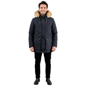 Veste parka pour homme, tendance personnalisée, nouveau look, fabricant de vêtements, dernier prix, veste parka pour homme - Product Image 1