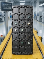 Kemasan Tray Plastik PP/PET Ramah Lingkungan yang Dapat Disesuaikan untuk Prosesor CPU Intel Socket LGA PC Desktop Grosir