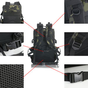 Тактический рюкзак для тренажерного зала, 3P, 25 л/35 л/45 л, водонепроницаемый нейлоновый рюкзак для походов, рюкзак для ноутбука с держателем для бутылок - Product Image 4