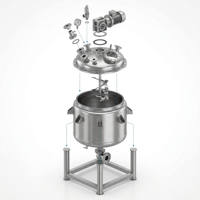 Fabricant de réservoirs de mélange en acier inoxydable personnalisés de 500L à 5000L, réservoir agité à double enveloppe pour la transformation des boissons et du lait