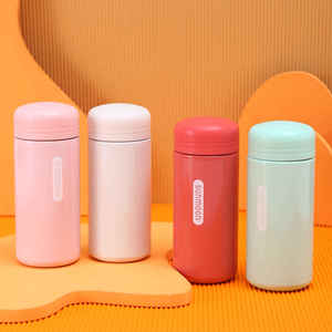 Gobelet isotherme compact en acier inoxydable moderne, portable et anti-fuite, pour usage extérieur et adultes - Product Image 1