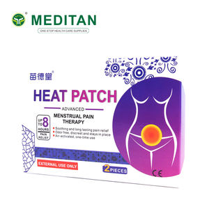 Produits tendance, patch thermique rose de la marque MDT pour soulager la douleur, bas du ventre, crampes menstruelles, patch menstruel - Product Image 2