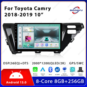 Baidayu, Radio de 10 pulgadas, reproductor de <span class=keywords><strong>DVD</strong></span> para coche Android, accesorios para coche, pantalla táctil para Toyota Camry 2018-2019 - Product Image 2