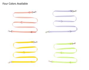 Laisse pour chien en PVC à deux têtes Style de luxe moderne Motif solide Étanche à la mode Accessoire doux pour animaux de compagnie Vente en gros OEM ODM - Product Image 4