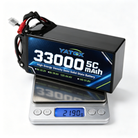 Batterie semi-solide LCO 33000mAh 5C à haute densité énergétique 6S 8S 12S 14S 16S pour drones agricoles, 800 cycles, vente en gros