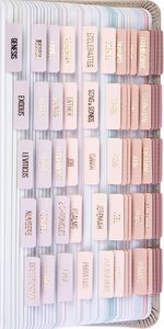 Suministros para el Estudio Bíblico, Pestañas Laminadas para la <span class=keywords><strong>Biblia</strong></span> con <span class=keywords><strong>Letras</strong></span> Doradas en Relieve - Product Image 3